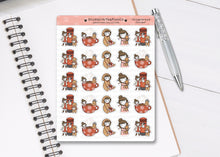 Load image into Gallery viewer, CL_016 Gingerbread Cuties | Lottie Stickers | Festive Planner Stickers
