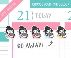 L_230 Go Away | Lottie Stickers | Planner Stickers