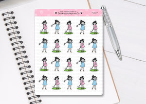 L_050 Golf Time | Lottie Stickers | Planner Stickers