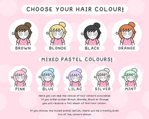 L_053 Hair Care | Lottie Stickers | Planner Stickers