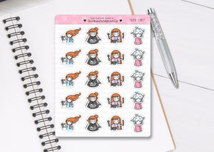 L_053 Hair Care | Lottie Stickers | Planner Stickers