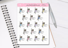 Load image into Gallery viewer, L_177 Hanging By A Thread | Lottie Stickers | Planner Stickers
