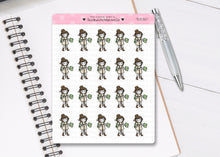 Load image into Gallery viewer, L_057  Hiking | Lottie Stickers | Planner Stickers
