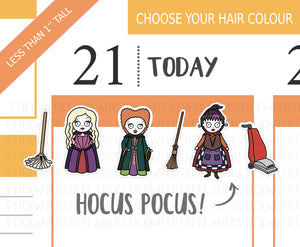 FL_011 Hocus Pocus | Lottie Stickers | Autumn/Fall and Halloween Planner Stickers