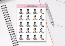 Load image into Gallery viewer, L_058 Hoovering | Lottie Stickers | Planner Stickers
