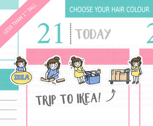 L_178 Ikea Trip | Lottie Stickers | Planner Stickers