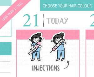 L_060 Injections | Lottie Stickers | Planner Stickers