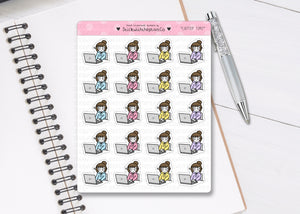 L_064 Laptop | Lottie Stickers | Planner Stickers