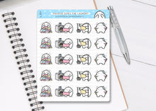 Load image into Gallery viewer, S_009 Squidge Does Laundry | Squidge Stickers | Planner Stickers
