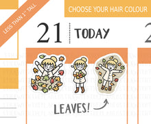 Load image into Gallery viewer, FL_016 Leaves | Lottie Stickers | Autumn/Fall and Halloween Planner Stickers
