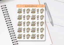 Load image into Gallery viewer, FL_016 Leaves | Lottie Stickers | Autumn/Fall and Halloween Planner Stickers
