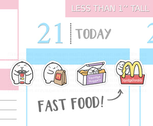 S_099 Squidge-Donalds | Squidge Stickers | Planner Stickers