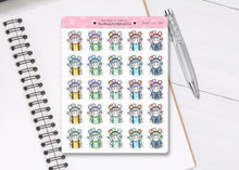 Load image into Gallery viewer, L_186 Mouse Ears (Part Two) | Lottie Stickers | Planner Stickers
