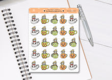 Load image into Gallery viewer, FL_010 Spooky Mugs | Lottie Stickers | Autumn/Fall and Halloween Planner Stickers
