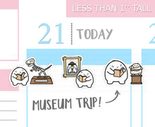 Load image into Gallery viewer, S_168 Squidge Visits the Museum | Squidge Stickers | Planner Stickers
