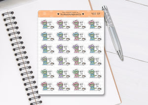 FL_027 Need Tea Zombie | Lottie Stickers | Autumn/Fall and Halloween Planner Stickers