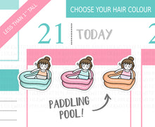 Load image into Gallery viewer, L_197 Paddling Pool | Lottie Stickers | Planner Stickers
