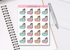 L_197 Paddling Pool | Lottie Stickers | Planner Stickers