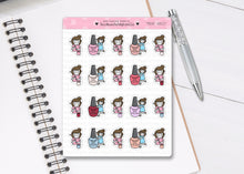 Load image into Gallery viewer, L_080 Painting Nails | Lottie Stickers | Planner Stickers
