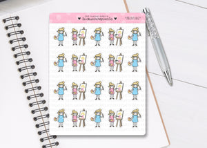 L_086 Painting | Lottie Stickers | Planner Stickers