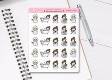 Load image into Gallery viewer, L_087 Pamper Evening | Lottie Stickers | Planner Stickers
