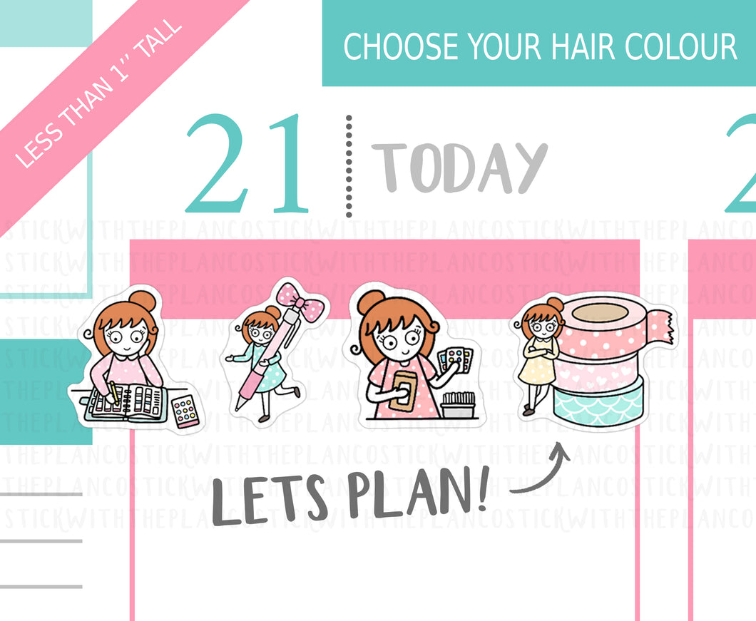 L_066 Let's Plan | Lottie Stickers | Planner Stickers