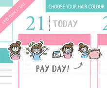 Load image into Gallery viewer, L_088 Pay Day | Lottie Stickers | Planner Stickers
