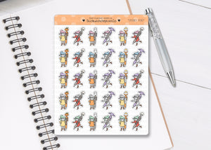 FL_017 Spooky Pens | Lottie Stickers | Autumn/Fall and Halloween Planner Stickers