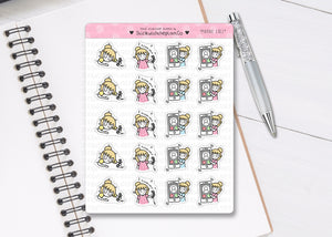 L_090 Phone Call | Lottie Stickers | Planner Stickers