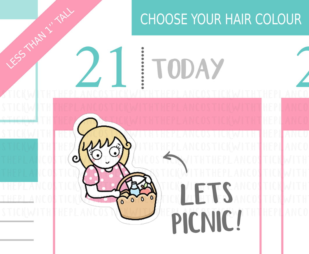 L_205 Picnic | Lottie Stickers | Planner Stickers