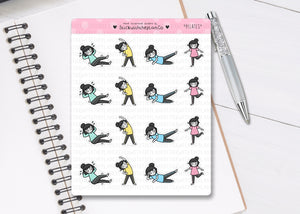 L_092 Pilates | Lottie Stickers | Planner Stickers