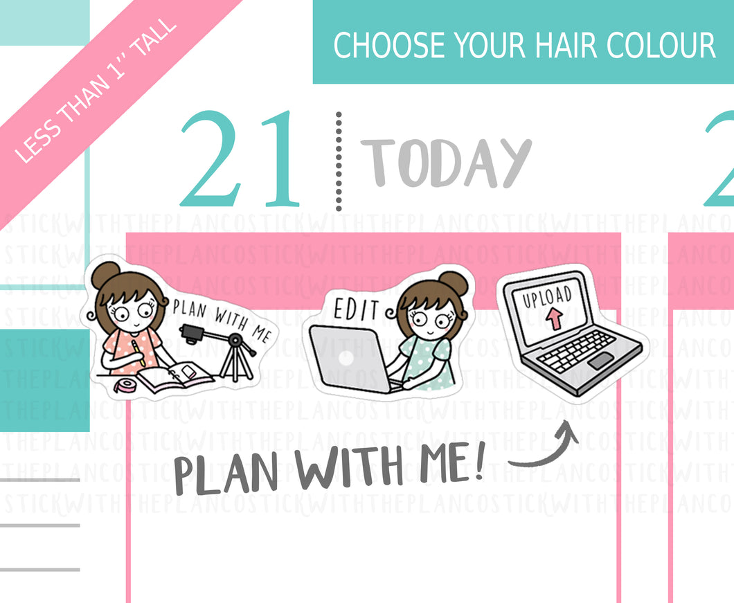 L_095 Plan With Me | Lottie Stickers | Planner Stickers