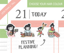 Load image into Gallery viewer, CL_020 Festive Planning | Lottie Stickers | Festive Planner Stickers
