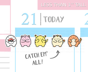 S_171 Squidgemon | Squidge Stickers | Planner Stickers