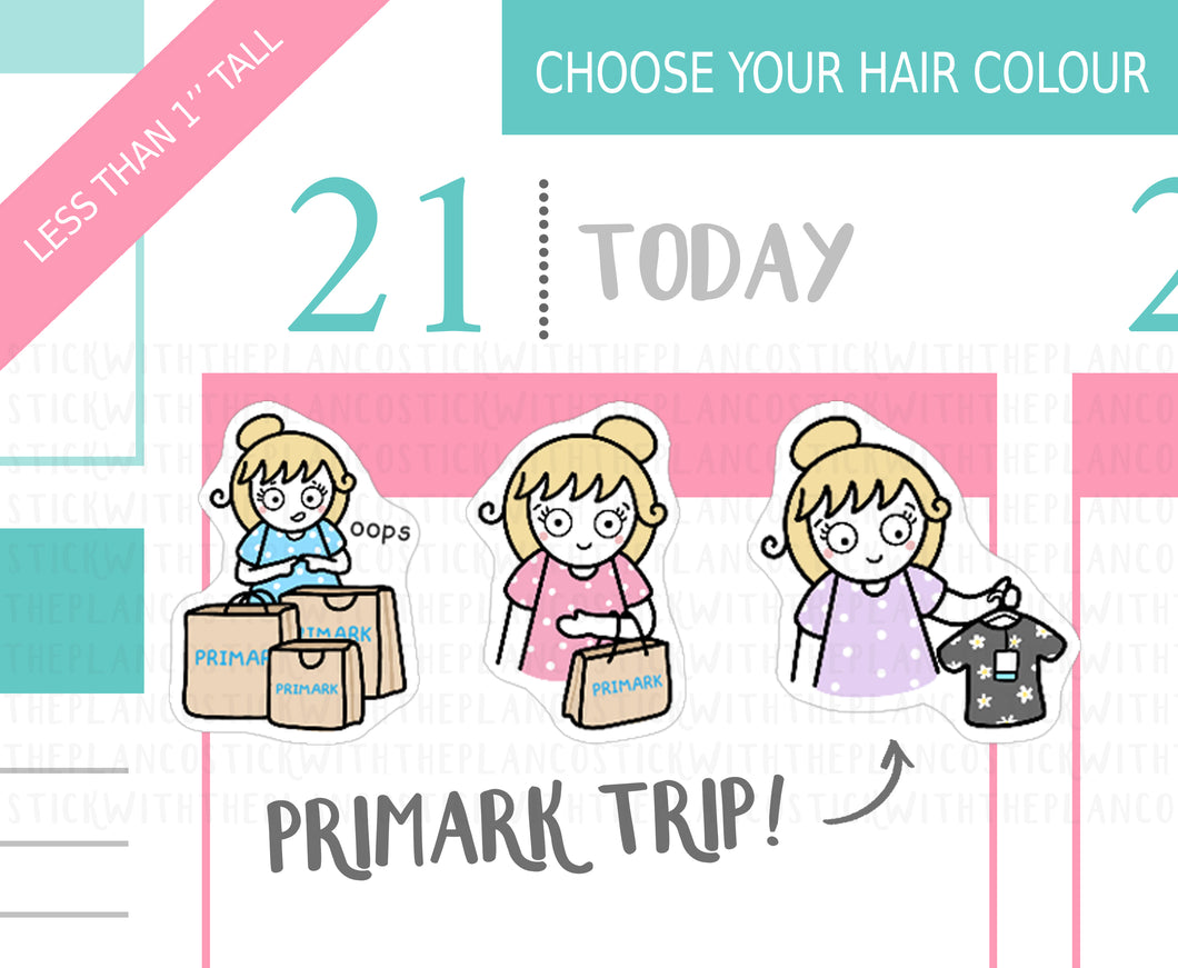 L_176 Primark Trip | Lottie Stickers | Planner Stickers