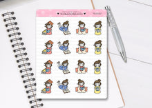 Load image into Gallery viewer, L_100 Reading | Lottie Stickers | Planner Stickers
