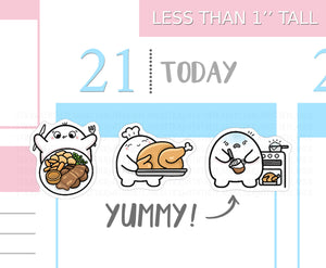 S_126 Squidge Loves Roast Dinners | Squidge Stickers | Planner Stickers