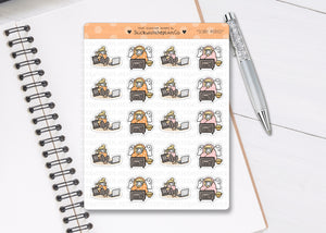 FL_018 Scary Movie | Lottie Stickers | Autumn/Fall and Halloween Planner Stickers