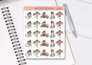 CL_003 Festive Shopping! | Lottie Stickers | Festive Planner Stickers