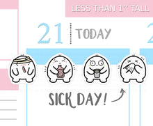 Load image into Gallery viewer, S_050 Squidge Has a Sick Day | Squidge Stickers | Planner Stickers
