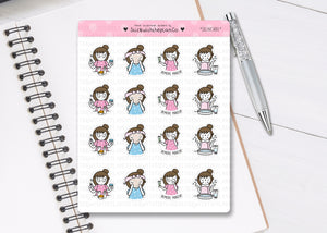 L_108 Skincare | Lottie Stickers | Planner Stickers