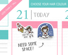 Load image into Gallery viewer, L_110 Need Some Space | Lottie Stickers | Planner Stickers
