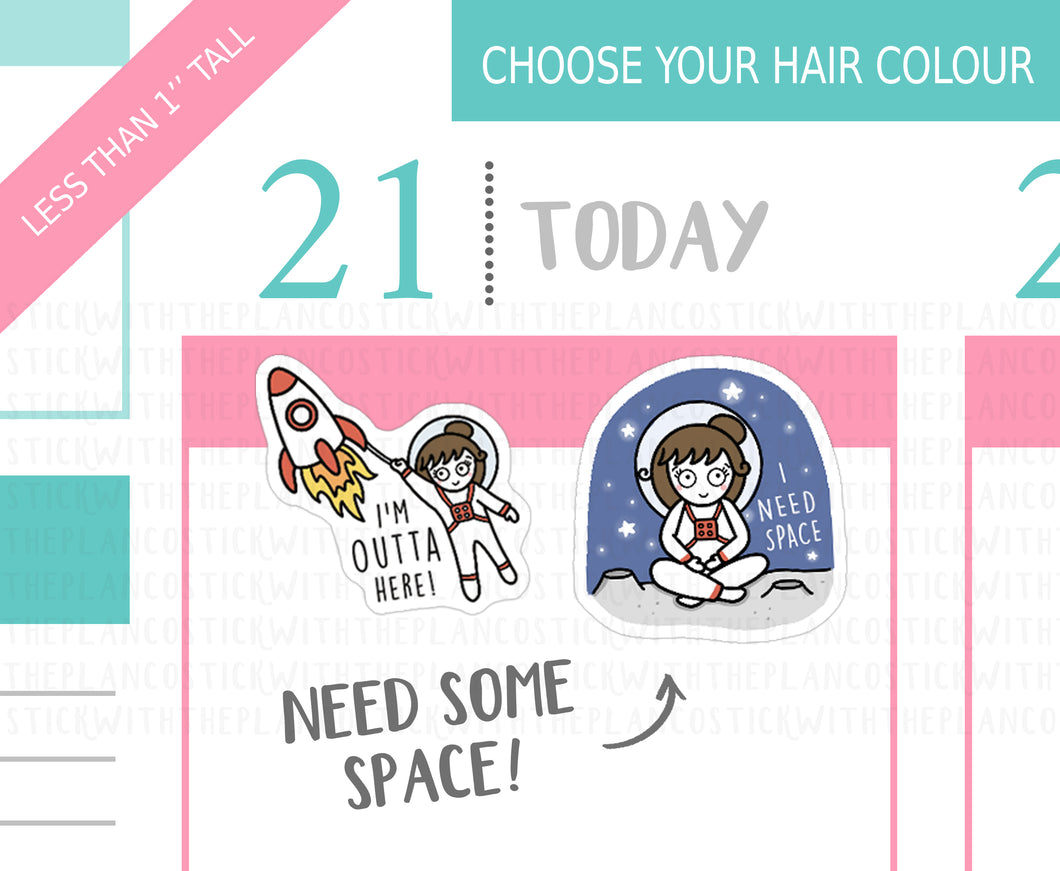 L_110 Need Some Space | Lottie Stickers | Planner Stickers