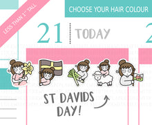 Load image into Gallery viewer, L_237 St Davids Day | Lottie Stickers | Planner Stickers
