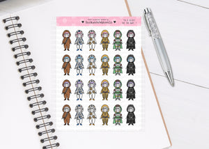 L_111 Galaxy Far Far Away PT. One | Lottie Stickers | Planner Stickers