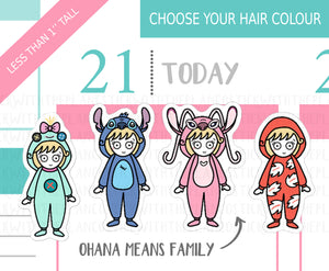 L_067 Ohana | Lottie Stickers | Planner Stickers