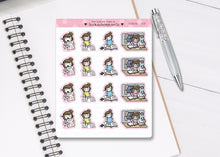 Load image into Gallery viewer, L_114 Studying | Lottie Stickers | Planner Stickers
