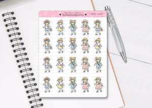 L_191 Summery Outfits | Lottie Stickers | Planner Stickers