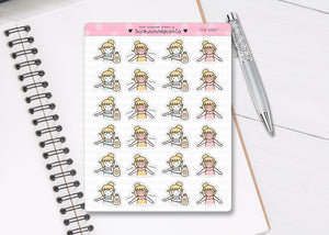 L_212 Sun Burn! | Lottie Stickers | Planner Stickers