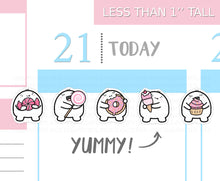 Load image into Gallery viewer, S_096 Squidge Loves Sweet Treats | Squidge Stickers | Planner Stickers
